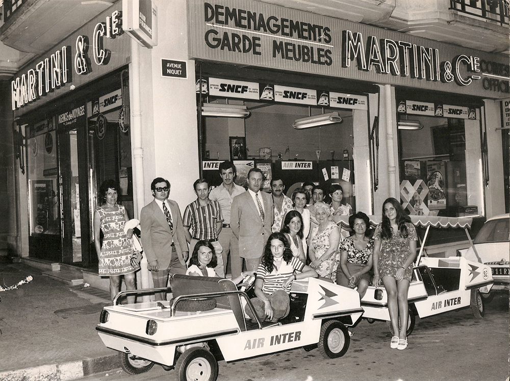 L'équipe d'Antibes autour des années 1970-75